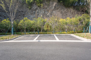 parming lot in city park