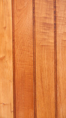 Superficie de tablones de madera barnizados