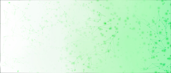 Network technology background with dots and lines