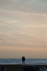 Fototapeta premium sunset on the beach