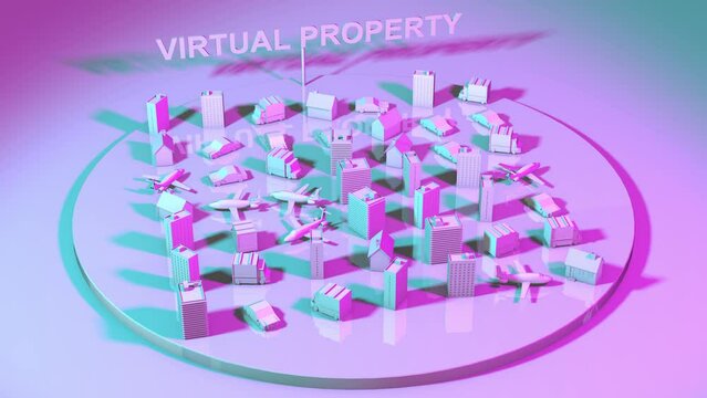 NFT virtual land NFTs is an ownable area of digital land on a metaverse platform