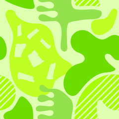 
Bright abstract seamless pattern with swirling elements.