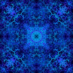 Kaleidoscope. Cyberspace abstraction futuristic. Technology, mandala. A closed geometric system with equidistant central points.
