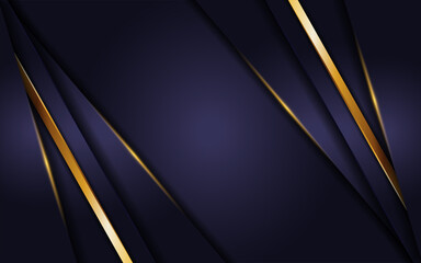 luxurious navy background with golden lines