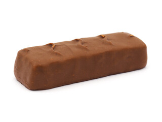 Chocolate bar isolated on white background
