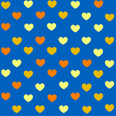 Fototapeta na wymiar color heart pattern background texture