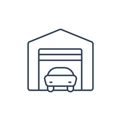 Garage icons  symbol vector elements for infographic web