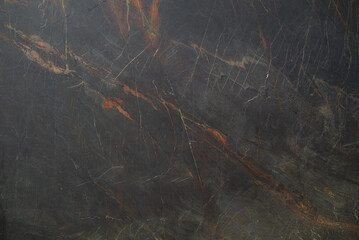 Fototapeta na wymiar Texture de marbre brun et orange, roche naturelle