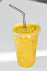 passion fruit smoothie , smoothie or mango and passion fruit smoothie