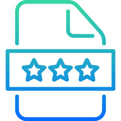 Fototapeta premium review icon