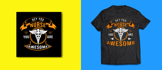 Nurse t-shirt design
