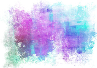 Watercolor fantastic and grungy background