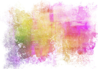 Fototapeta premium Watercolor fantastic and grungy background
