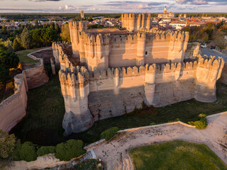 Coca castle, XV century, Gothic-Mudejar, Coca, Segovia province, Spain