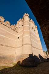 Coca castle, XV century, Gothic-Mudejar, Coca, Segovia province, Spain