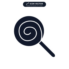 lollipop icon symbol template for graphic and web design collection logo vector illustration