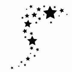 Stars template icon of vector illustration