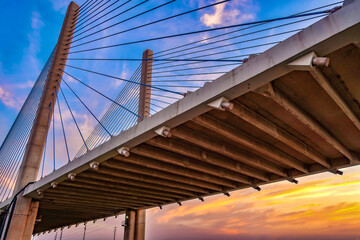 Bridge at sunset 