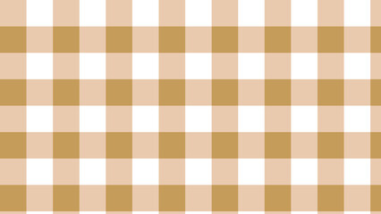 big brown tartan, plaid, gingham, checkered pattern background, perfect for wallpaper, backdrop, postcard, background