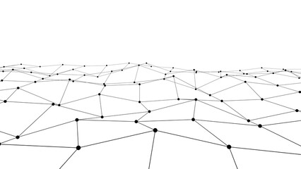 Abstract image. Interconnection of positions.,Network system,3d rendering