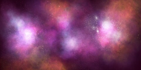 dark cosmic nebula on canvas digital painting nebula 
space