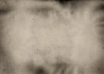 Old vintage gray paper. Papyrus. Dark newsprint
