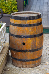 Oak Wood Barrel