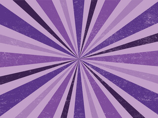 Vintage purple retro burst background