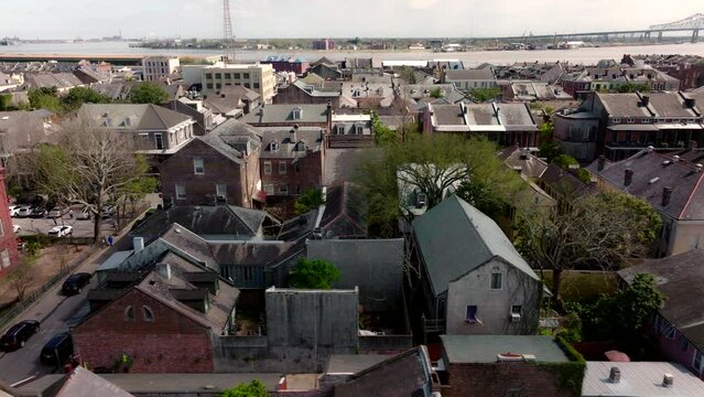 Drone: New Orleans French Quarter Fly over