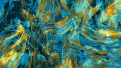 marble background blue and yellow inkscape abstract clouds texture 3D illustration