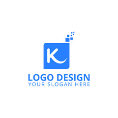 K website development logo design professional logo 