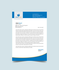 Minimal and Corporate look Business Letterhead template