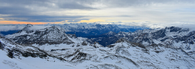 winter mountain landscape