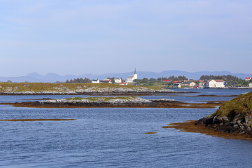 Fototapeta premium village Hopen , Smoela island