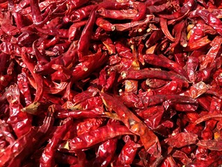 dried red chillies, red chilli, peppers