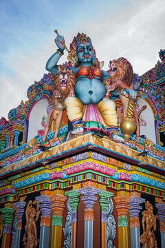 Colorful hindu temple