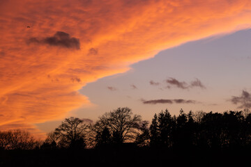 Sharastaub am Himmel
