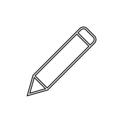 Pencil icon in line style