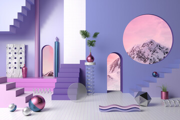 Mountain house interior
