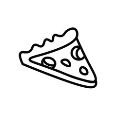 Pizza logotype fast food logo Pizza icon web design or company isolated vector illustration Eps