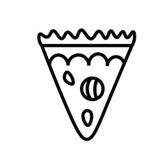 Pizza logotype fast food logo Pizza icon web design or company isolated vector illustration Eps