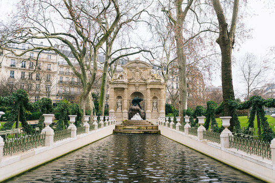 Medici fountain near Luxembourg palace