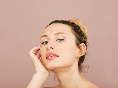 colourful makeup