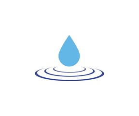 Water Drop vector icon design template