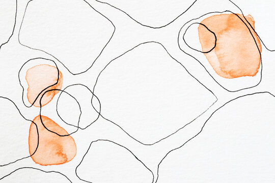 Art abstract on white background
