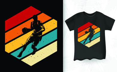 Funny Basketball Player Gift T-Shirt Design 
