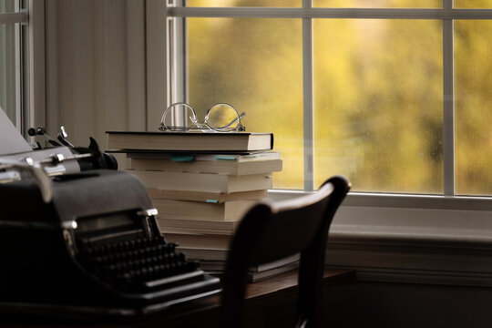 Desk by window