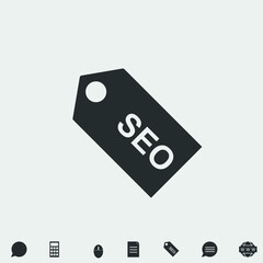 SEO_tag  vector icon illustration sign