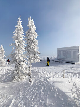 winter ski resort 