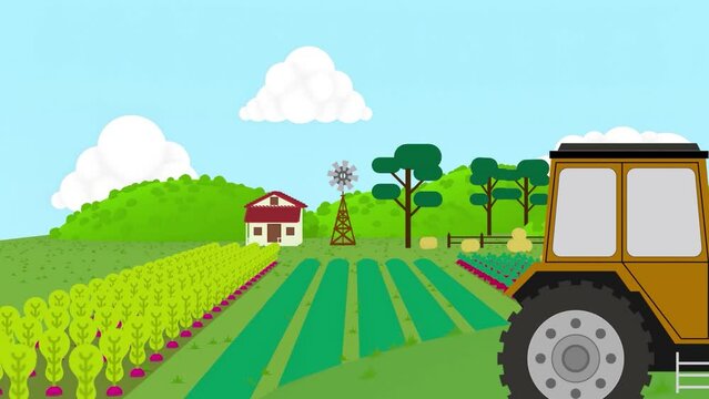 Farmer complaining about tractor on the field